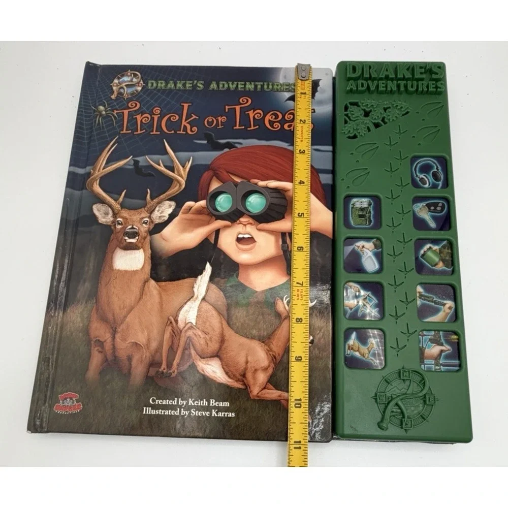 Drake's Adventures Trick or Treat by Keith Beam 2015 Buttons Sounds Book WORKS